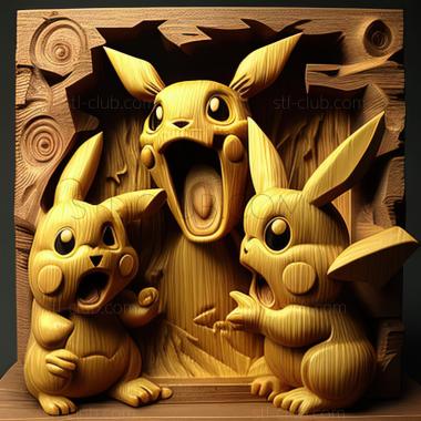 3D model A Scare to Remember Pikachu Joining Rocket dan (STL)